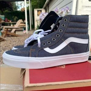Denim Vans Shoes Size 9